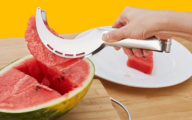 Quick Watermelon Cutter Tool Stainless Steel Melon Knife